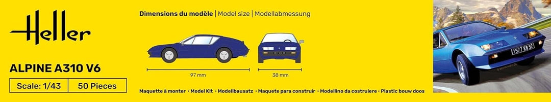 HELLER Justtra Modellauto Alpine A310
