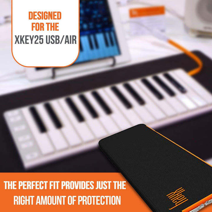 CME Xkeycase Schutzhülle, Schwarz/Orange