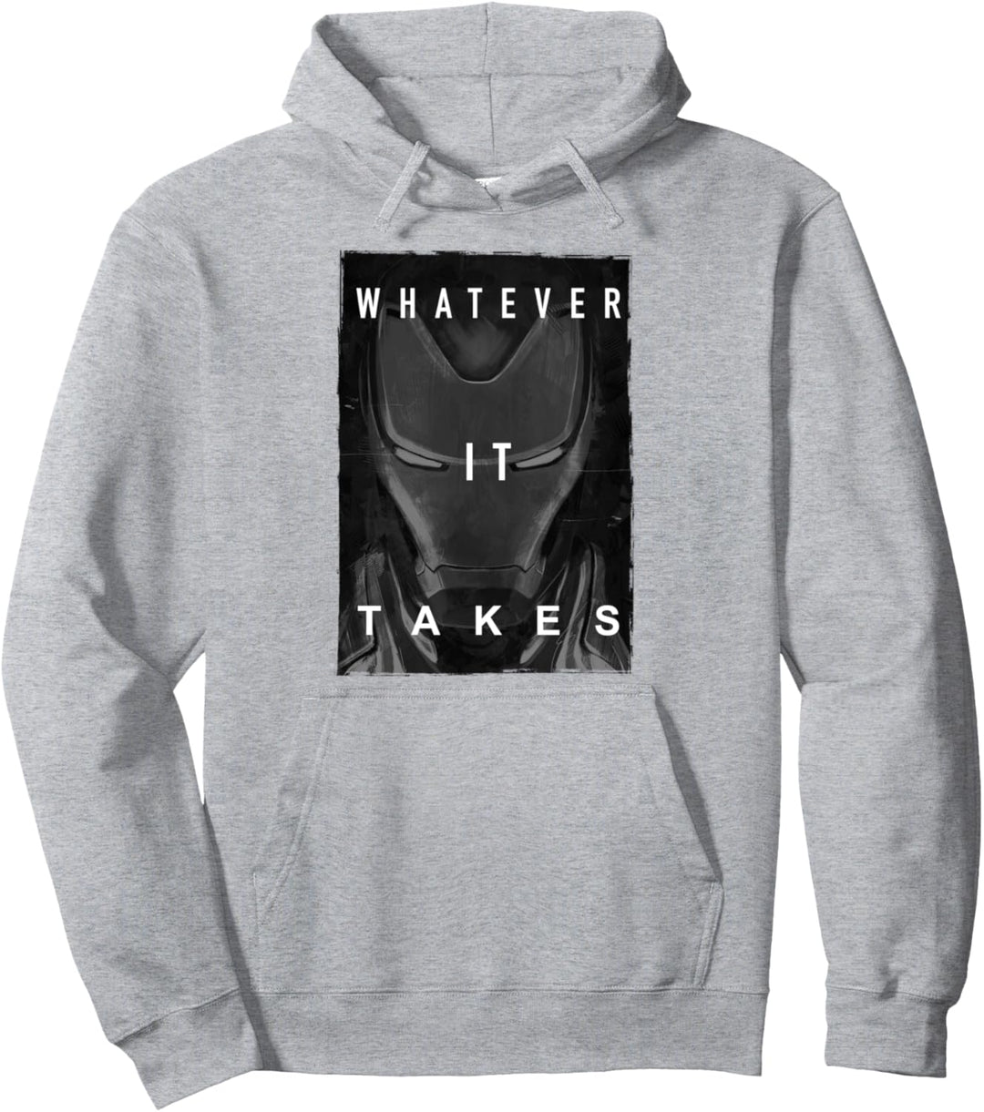 Marvel Avengers Endgame Iron Man Dark Poster Pullover Hoodie