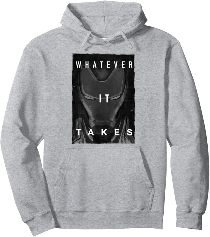 Marvel Avengers Endgame Iron Man Dark Poster Pullover Hoodie