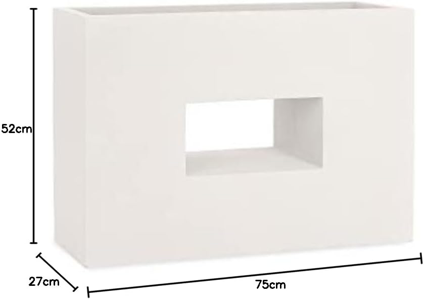 Pflanzwerk® Pflanzkübel Vista Sand 52x75x27cm *Frostbeständiger Blumenkübel* *UV-Schutz* *Qualitätsw