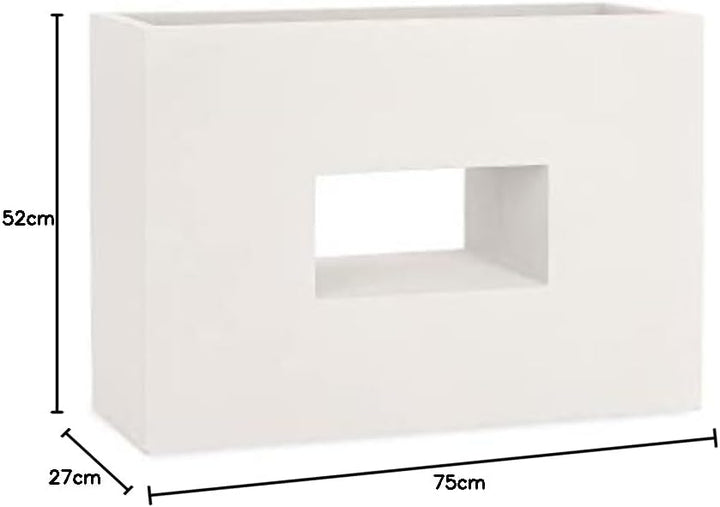 Pflanzwerk® Pflanzkübel Vista Sand 52x75x27cm *Frostbeständiger Blumenkübel* *UV-Schutz* *Qualitätsw