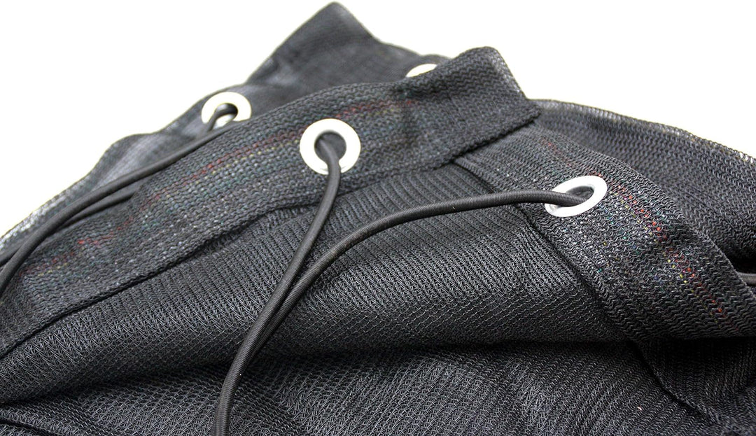 NN Gewebeplane mit Gummizug! Anhängernetz Anhängerplane Containernetz Ladungssicherung (400x230cm),