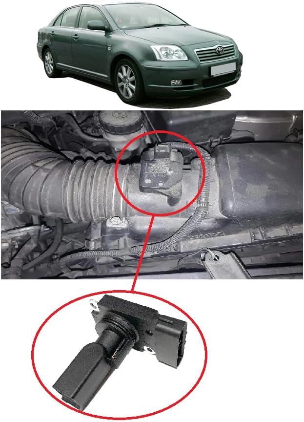 Twowinds Avensis Durchflussmesser Avensis Previa Land Cruiser RAV4 II 22204-27010 Luftmassenmesser +