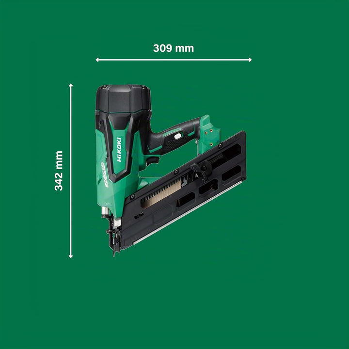 HiKOKI Akku Streifen Nagler 34° NR1890DBCL (18V, Li-Ion, Brushless, 120J, Schutzbrille, Air-Spring-D