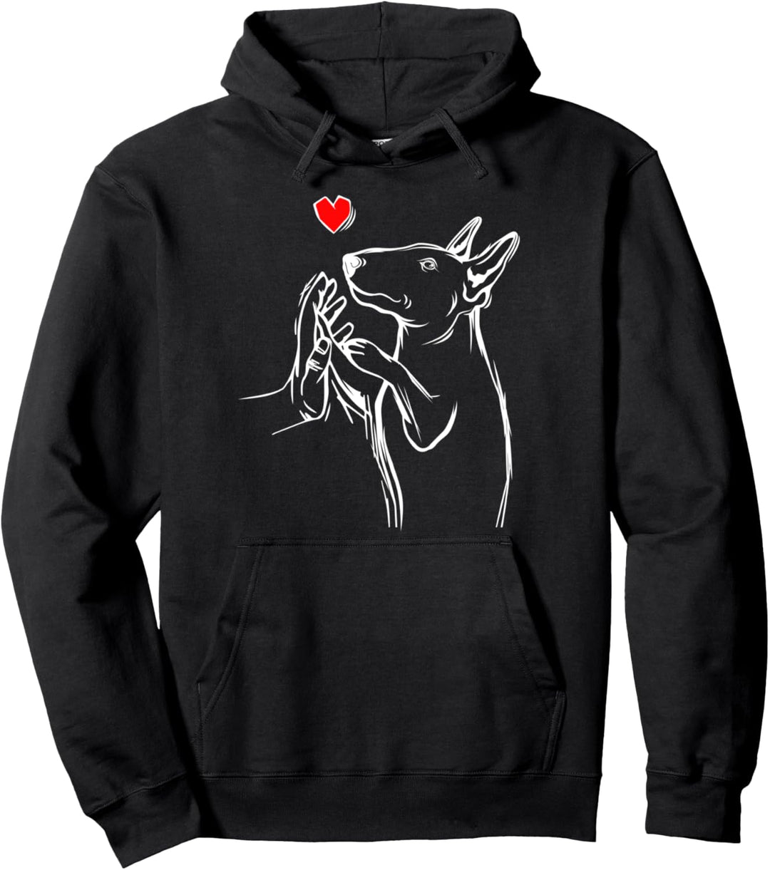 Bullterrier Liebe Hunde Mama Frauchen Hunde Pullover Hoodie