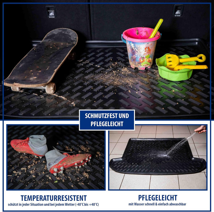 ELMASLINE 3D Gummimatten &amp; Kofferraumwanne Set für BMW X1 F48 2015-9/2022 | Zubehör Fussmatten &amp; Kof