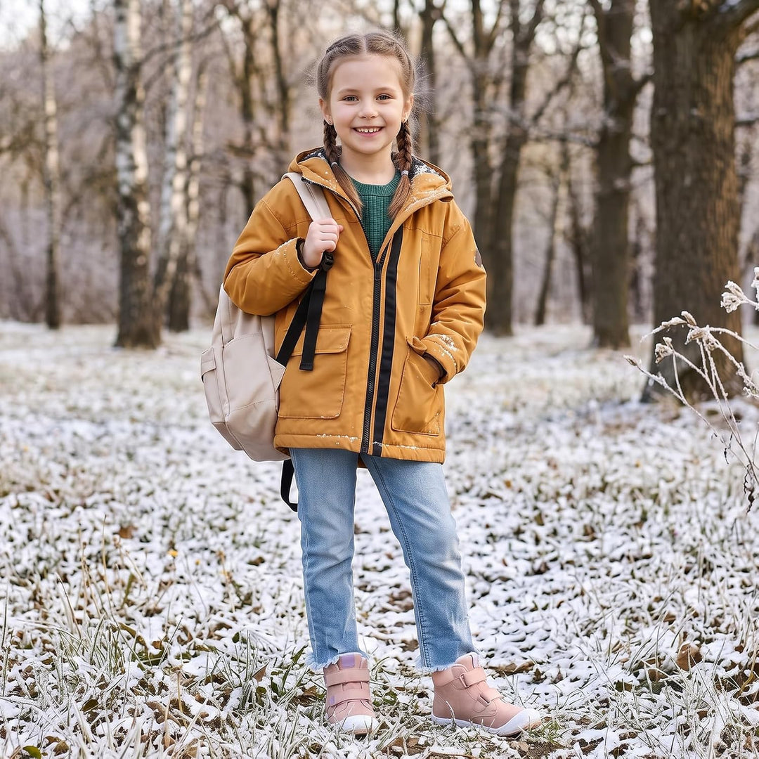 Mishansha Schneestiefel Kinder Winterschuhe Gefüttert Winterstiefel für Jungen Mädchen, Gr.24-38 EU