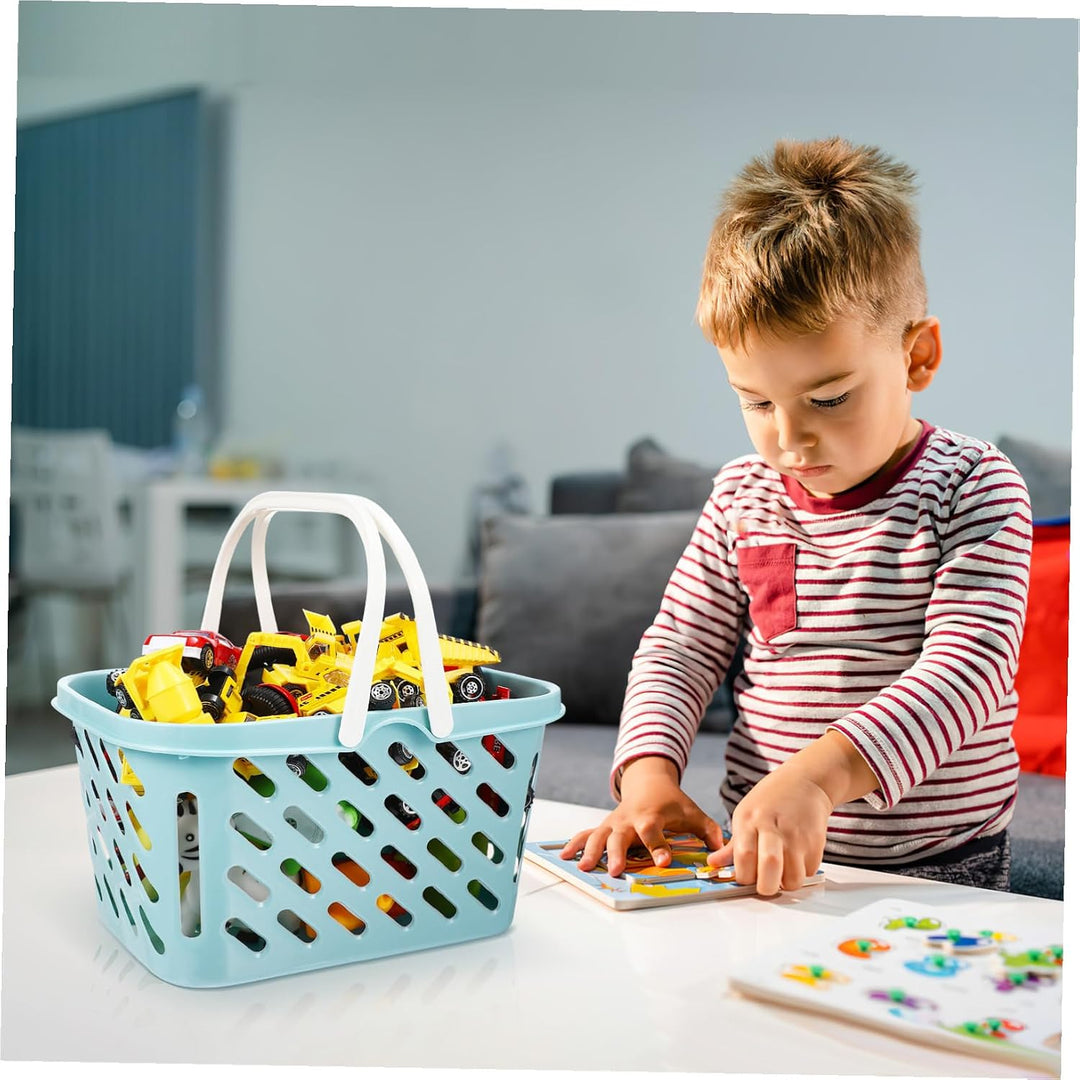 NUOBESTY Einkaufskorb Spielzeug Mini-Einkaufskorb Mit Griffen Aufbewahrungskorb Ostereier Körbe Küch