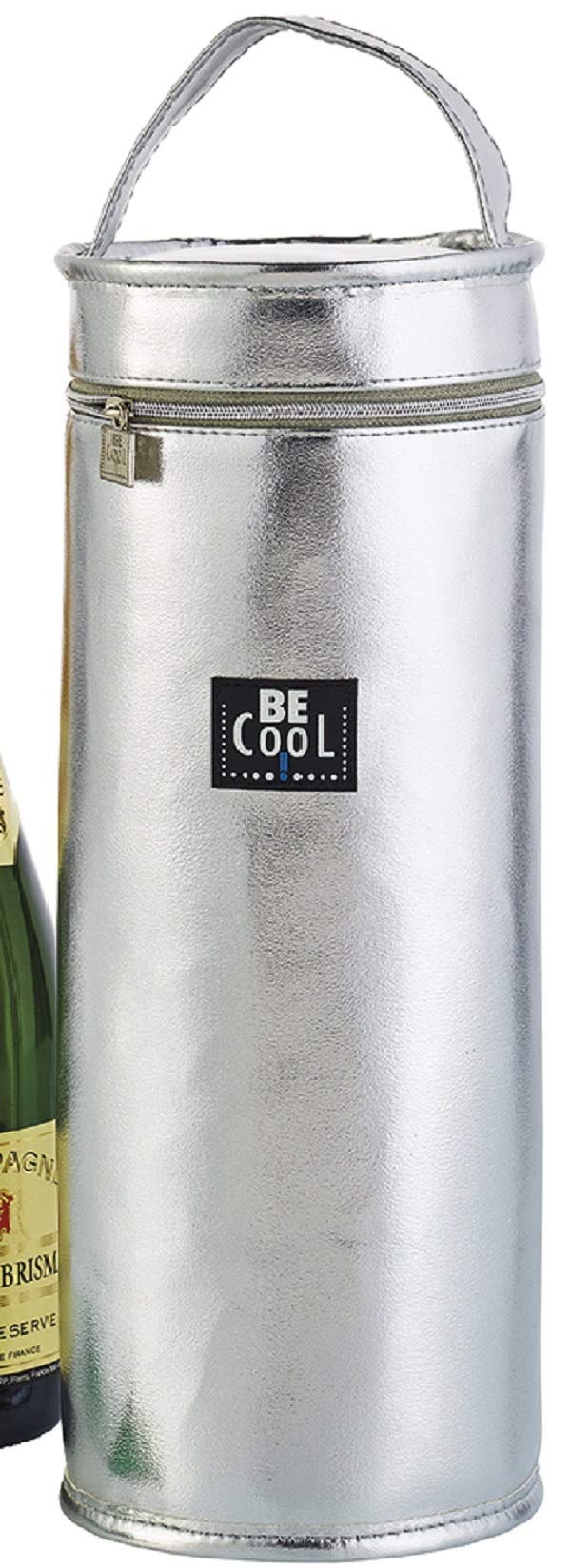 Kühltasche Isoliertasche Silber 33cm hochwertig BE CooL City Picknickkorb foolonli für Flaschen