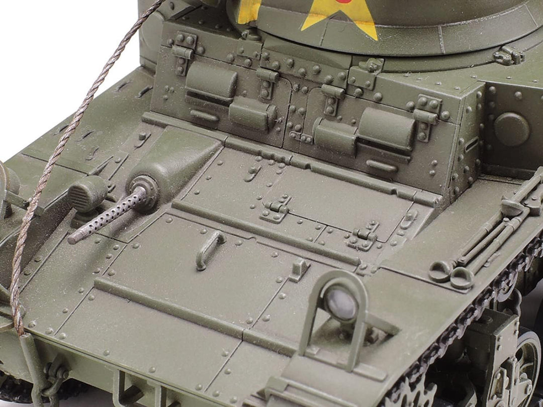 TAMIYA 35360 - 1:35 US M3 Stuart Späte Produktion, Modellbau, Plastik Bausatz, Hobby, Basteln, Klebe