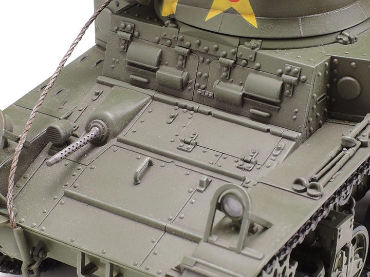 TAMIYA 35360 - 1:35 US M3 Stuart Späte Produktion, Modellbau, Plastik Bausatz, Hobby, Basteln, Klebe