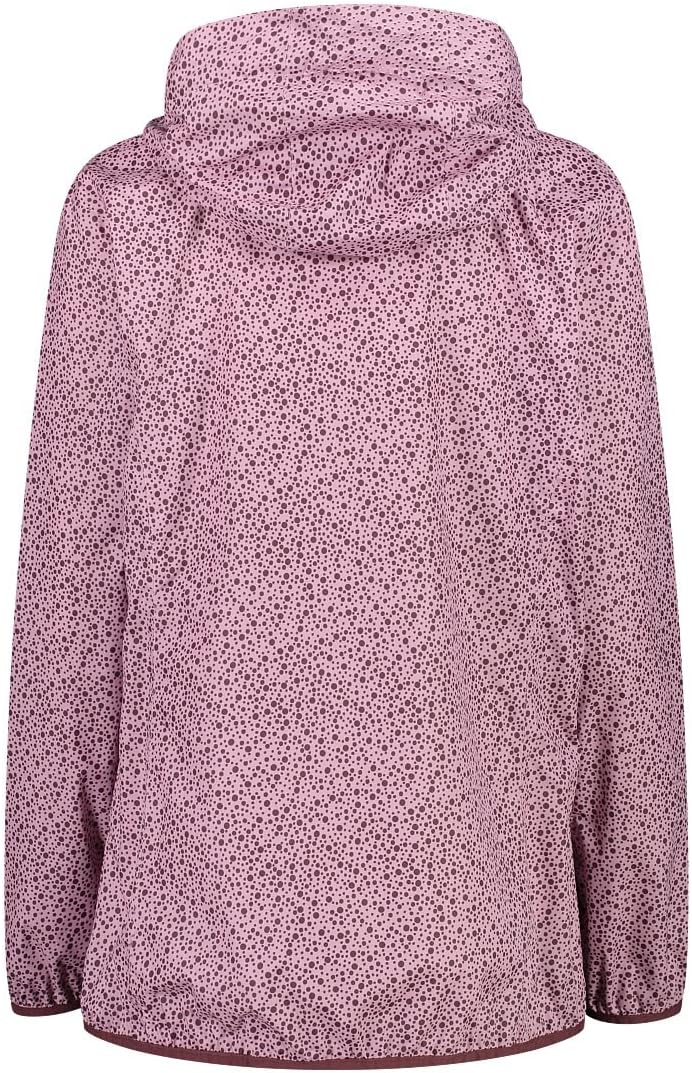 CMP Damen Damenjacke mit Regenkapuze regenjacke, Erröten
