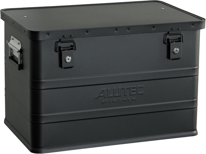 ALUTEC Aluminiumbox Classic 68 (Farbe Schwarz, Inhalt 68 ltr., Innenmasse (LxBxH) 550 X 350 X 355 mm