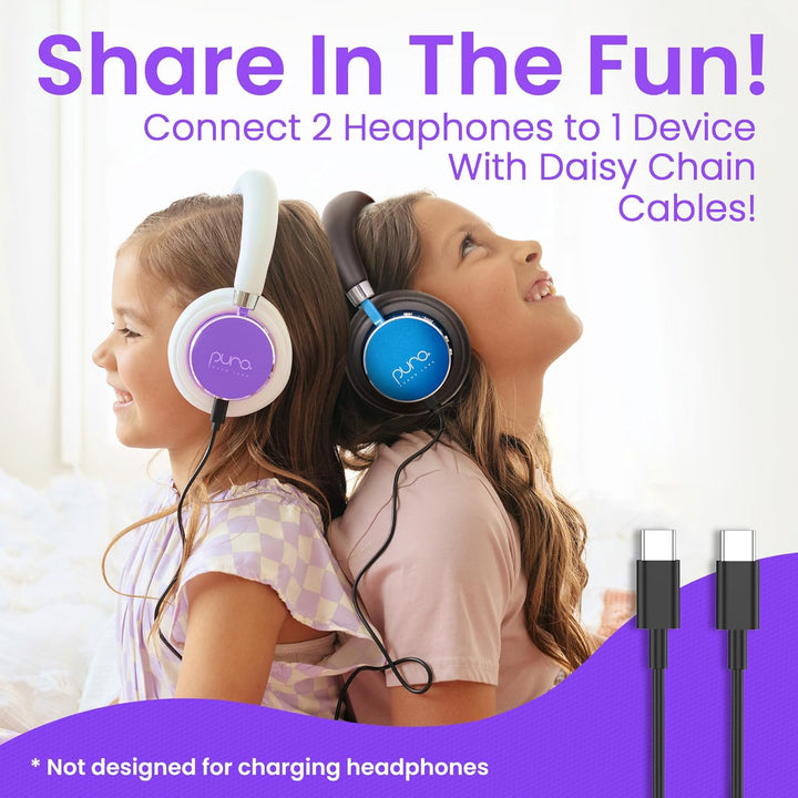 Puro Sound Labs BT2200-Plus Lautstärkebegrenzende Bluetooth-Kopfhörer für Kinder - Sicherere Kopfhör