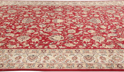 ABC Tappeti Teppich Farshian Hereke rot/lehmbraun 67 x 105 cm