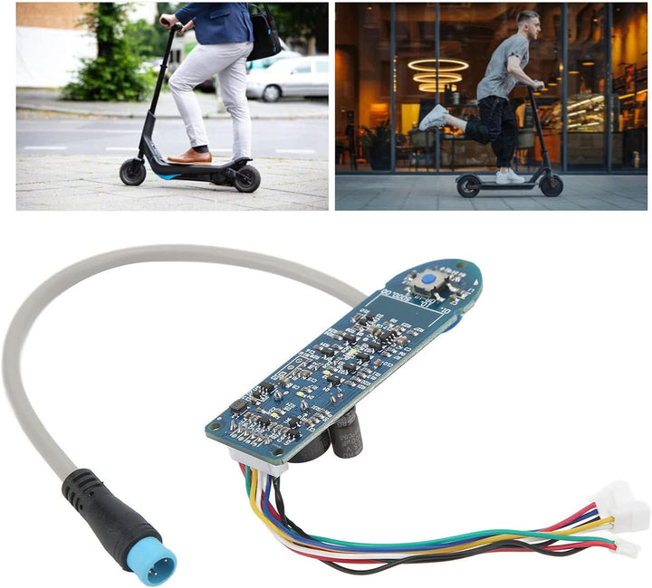 Alomejor Elektroroller Bluetooth Platine Dashboard mit Wasserdichtem Stecker für M365 Scooter Ersetz
