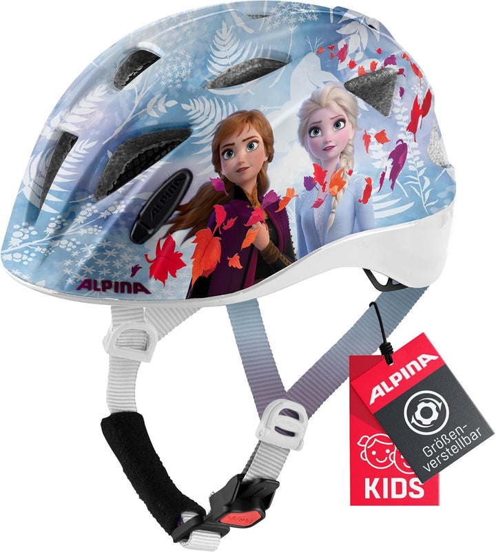 ALPINA XIMO - Leichter, Sicherer & Bruchfester Fahrradhelm Mit Optionalen LED-Licht Für Kinder Froze