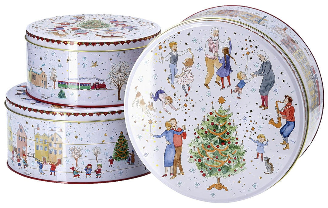 Hutschenreuther Sammelkollektion 23 Weihnachtsklänge Set 3 Plätzchendosen