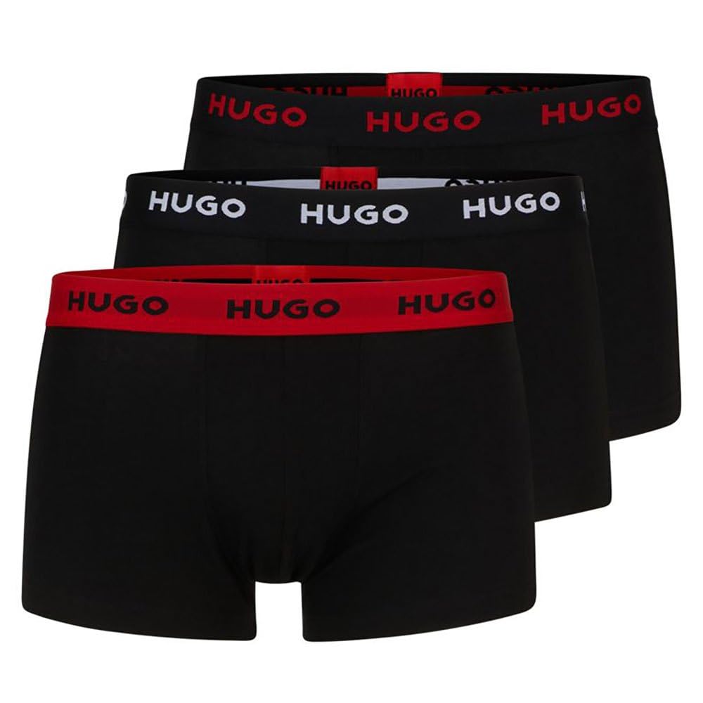 HUGO Herren Triplet Pack Trunk XS Charcoal10, XS Charcoal10