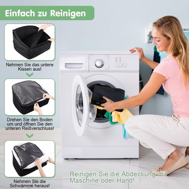 2 Pcs Hunde Autositz, Waschbarer Hundesitz Hundeautositz Hunde Sitzerhöhung Hundebett Auto Hundesitz