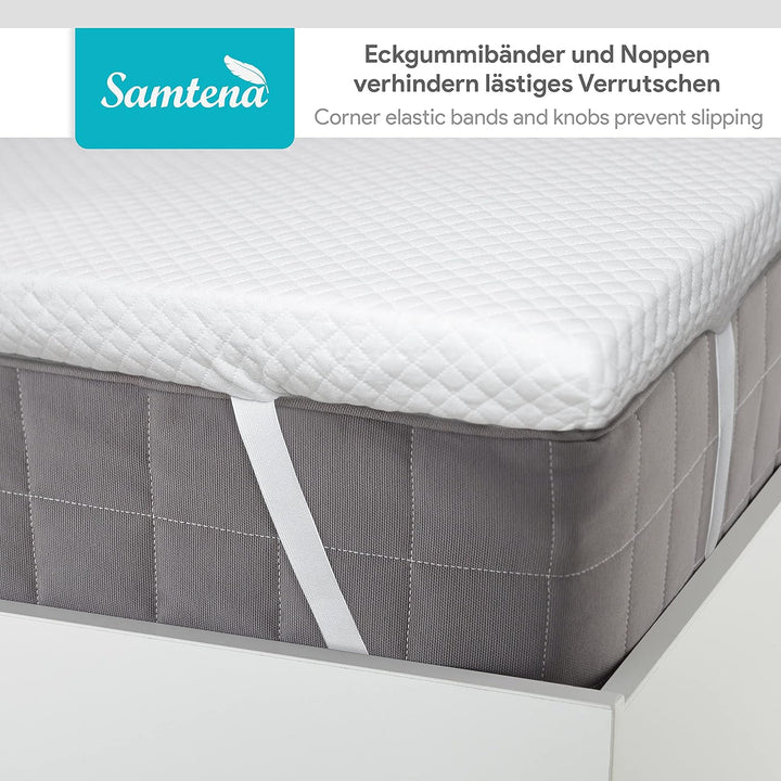 Matratzen Topper 90x200cm | 5cm hoch | Edition Gel, Model Premium | Zertifiziert &amp; ergonomisch für u