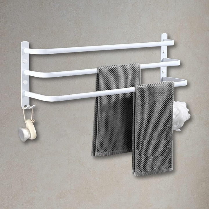 Handtuchhalter Bad 3 Tier Handtuchstange Badezimmer Aluminium Wand-handtuchhalter Handtuchhalter Wan
