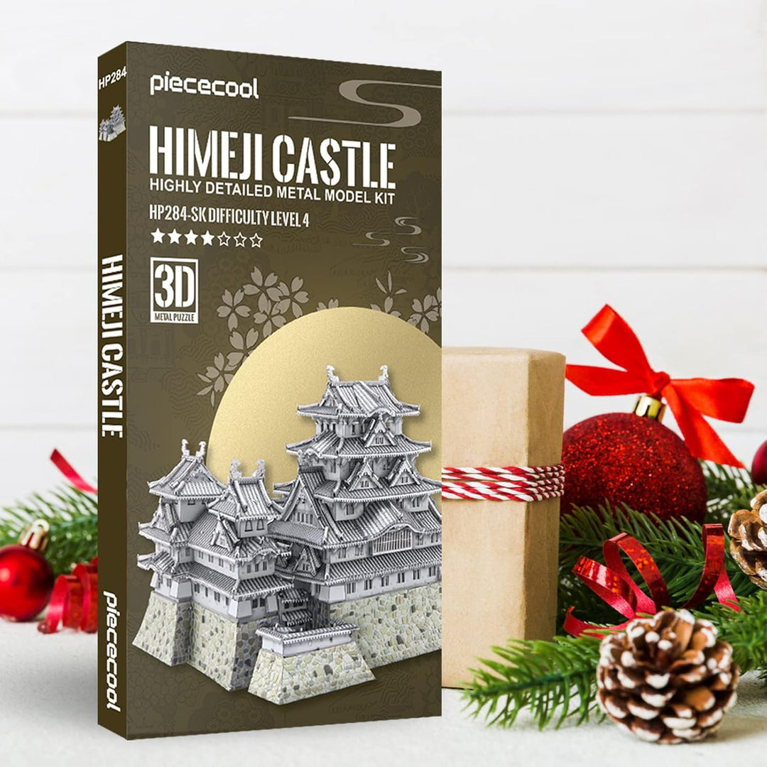 Piececool 3D Puzzle Metall Architecture Himeji-jo Japan, 3D Metall Puzzle Pierecool für 340 Edelstah
