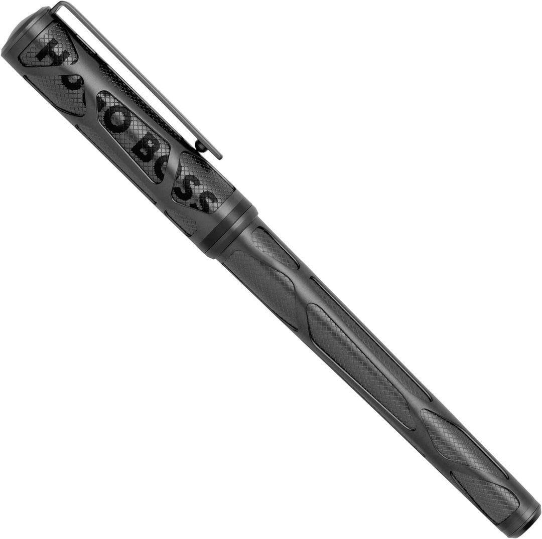 Hugo Boss Craft Füllfederhalter aus Messing in der Farbe Gun, Länge: 14,7cm, Federstärke: M, HSS3082