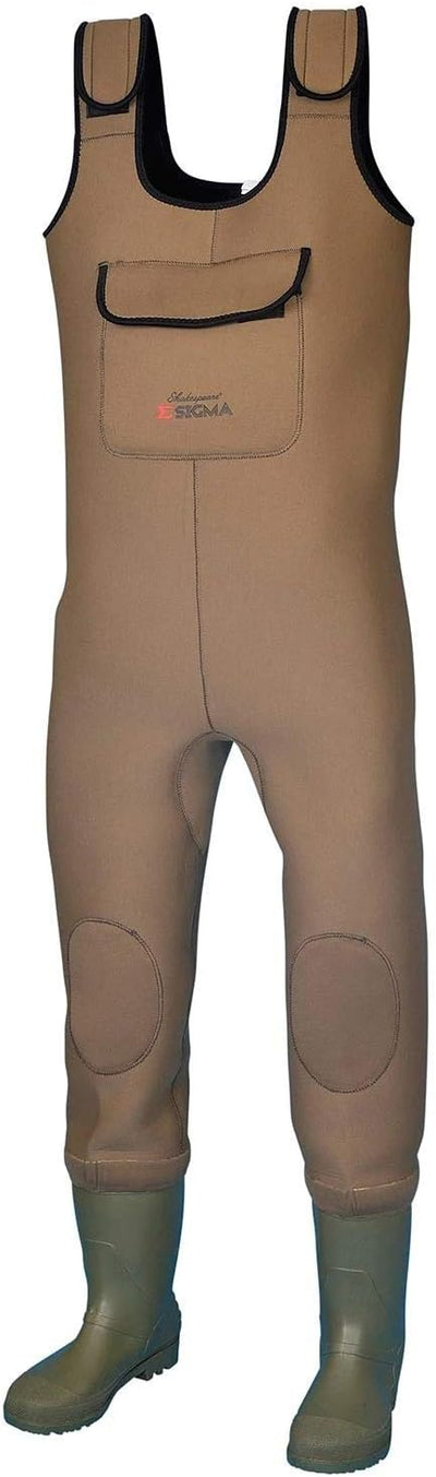 Shakespeare Sigma - wasserdichte Neopren Wathose mit Stollenstiefel für Männer und Frauen – zum Wate