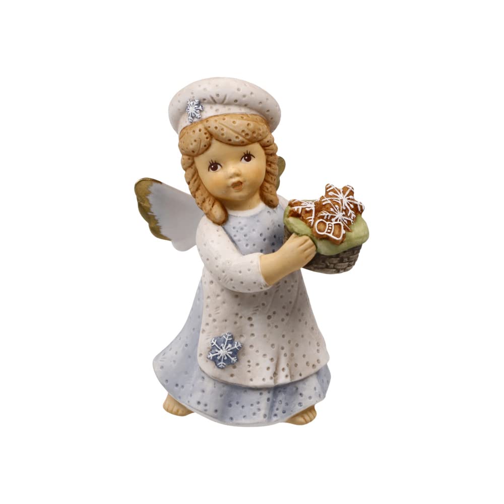 Engelfigur Selbst gebacken - Weihnachtsbäckerei Nina &amp; Marco 6,5x6x11 cm Mehrfarbig, 6,5x6x11 cm Meh