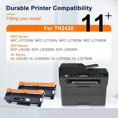 ColorKing TN2420 TN-2420 Toner Kompatibel für Toner Brother MFC L2710DW MFC-L2710DW HL-L2350DW MFC-L