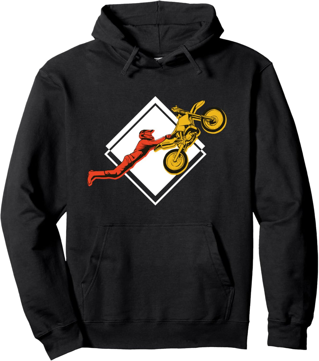 MX Motocross Biker Dirt Bike - Supercross Pullover Hoodie