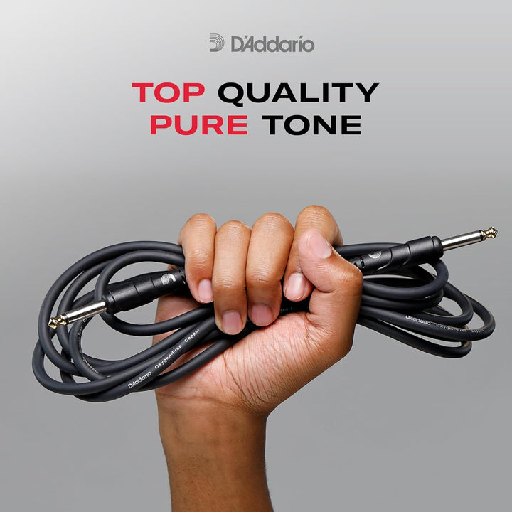 D'Addario Seaker Kabel - Klassische Serie - 1/4 Pulg Macho und 1/4 Pulg Macho - 15.24 Zähler - 1-Pac