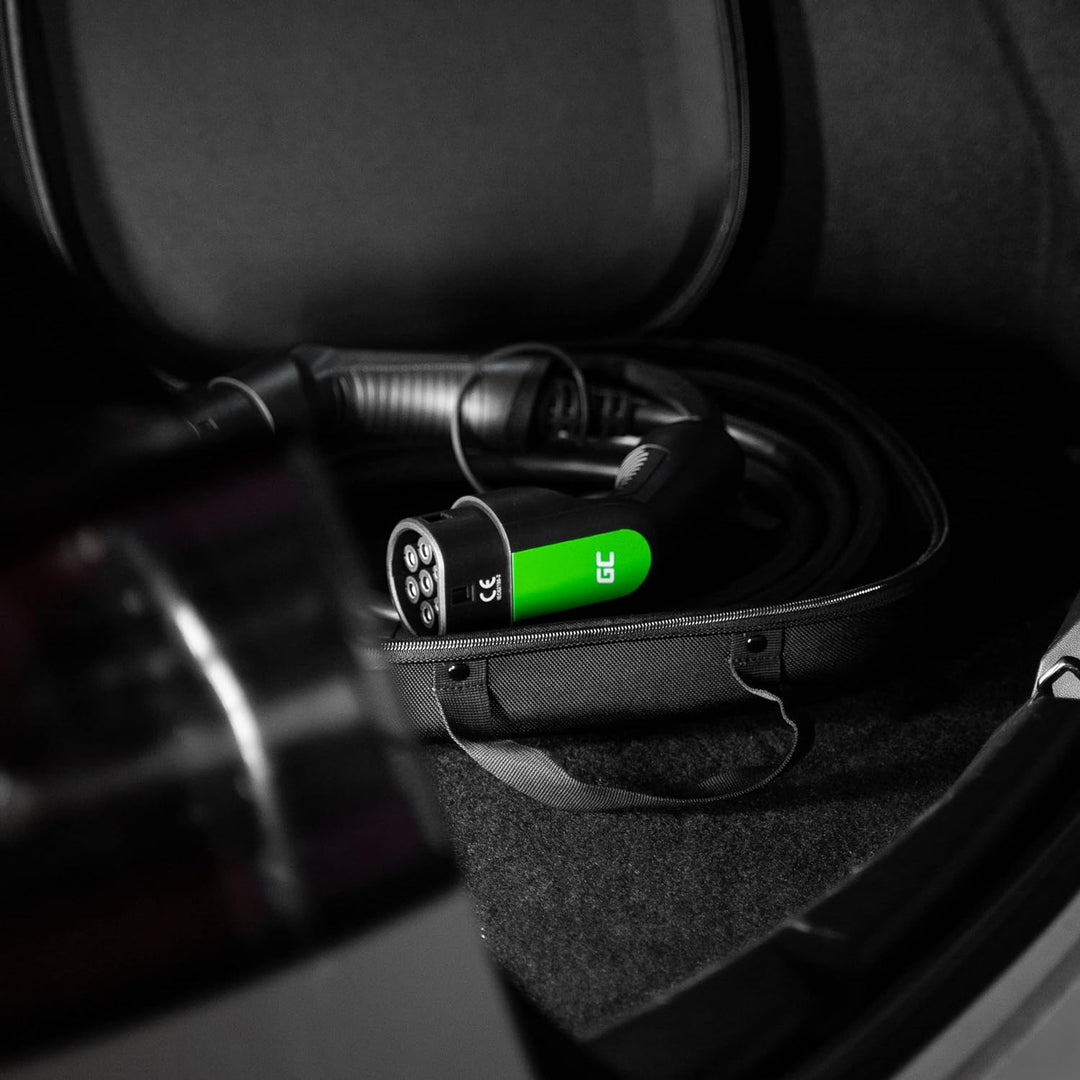 Green Cell GC Typ 2 Ladekabel für EV Elektroautos PHEV | 7.2kW | 32A | 5 Meter | Typ 2 auf Typ 2 | 1