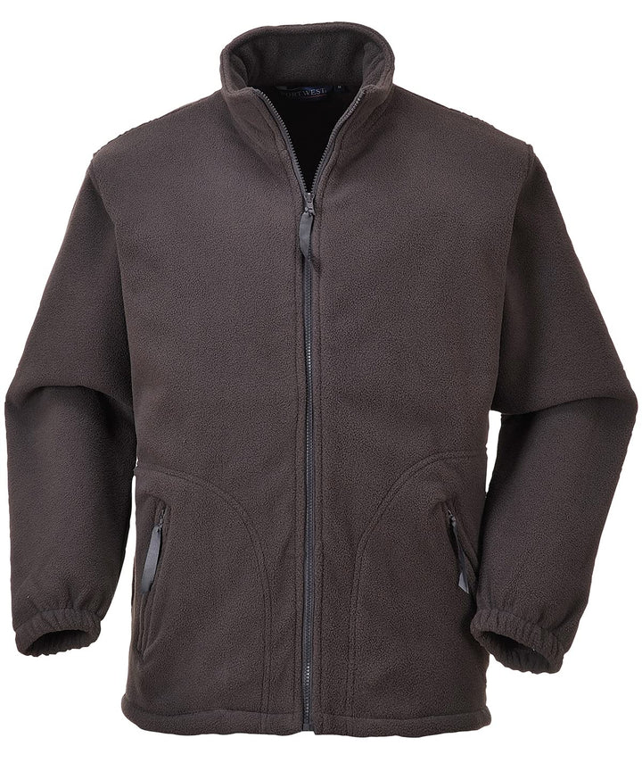 Portwest Argyll warme Fleecejacke, Grösse: L, Farbe: Schwarz, F400BKRL L Schwarz, L Schwarz