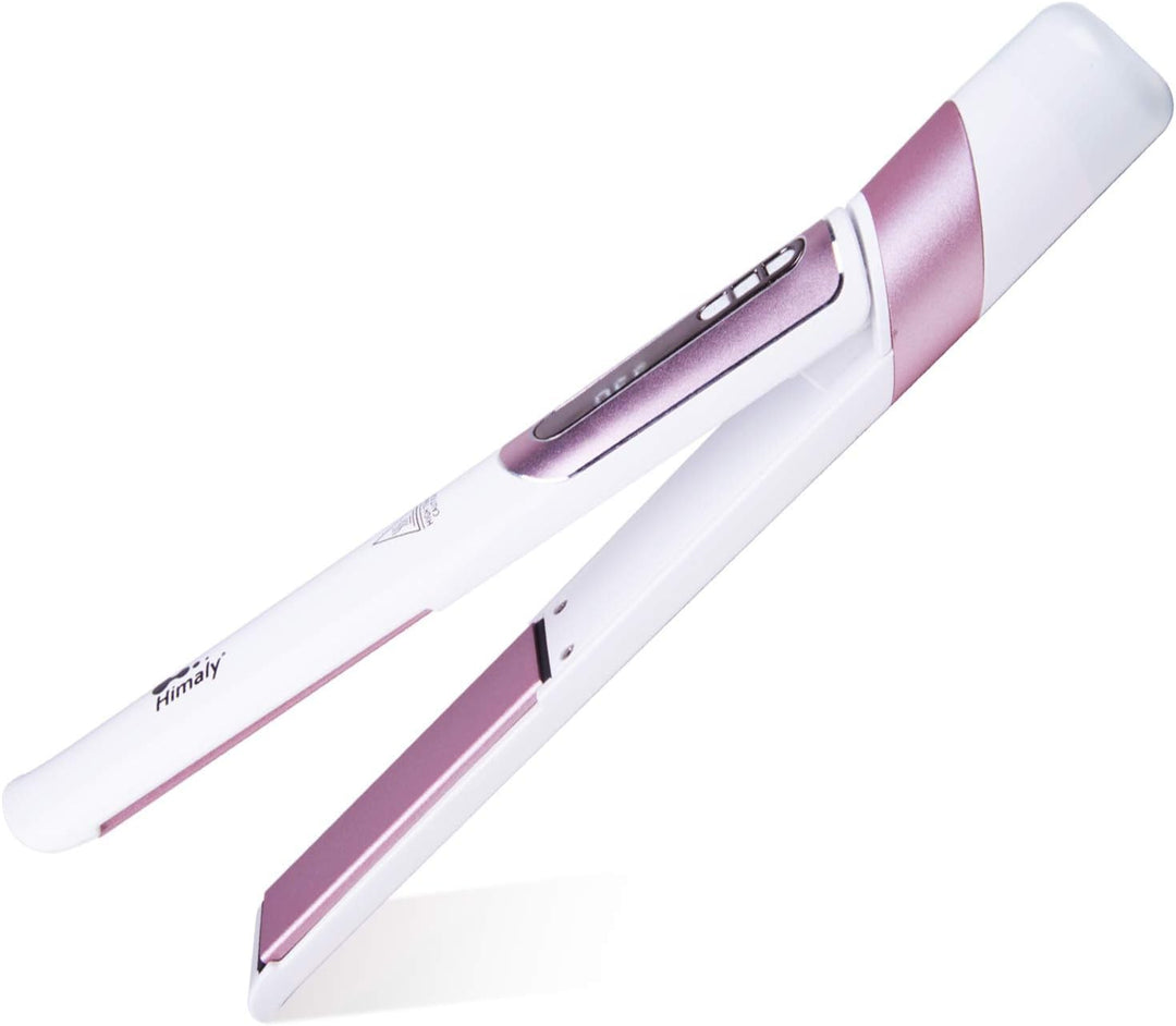 himaly 2-in-1 Haarglätter für Glätte und Wellen, 6 Temp Einstellungen &amp; 30s schnelle Erwärmung, LCD-