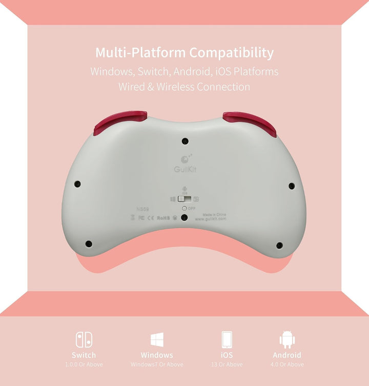 GuliKit Elves 2 Pro Wireless Controller für Switch,Switch 2,Windows,iOS,Android, with Hall Effect Jo