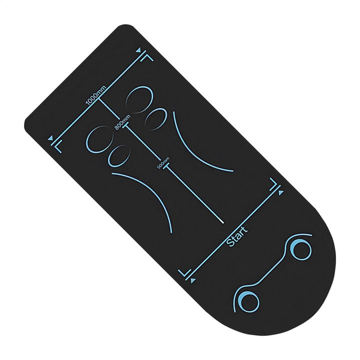 Ab Roller Matte, Trainingsmatte, rutschfestes Workout-Pad, 59 x 24 Zoll, Bodenkissen, langlebig, rut