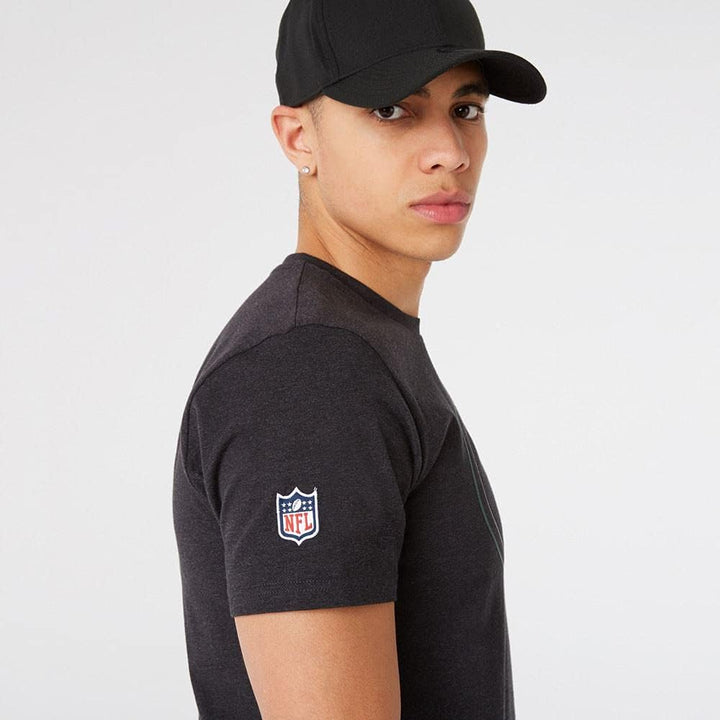 New Era Green Bay Packers NFL Jersey Outline Logo Tee T-Shirt M Dunkelgrau, M Dunkelgrau