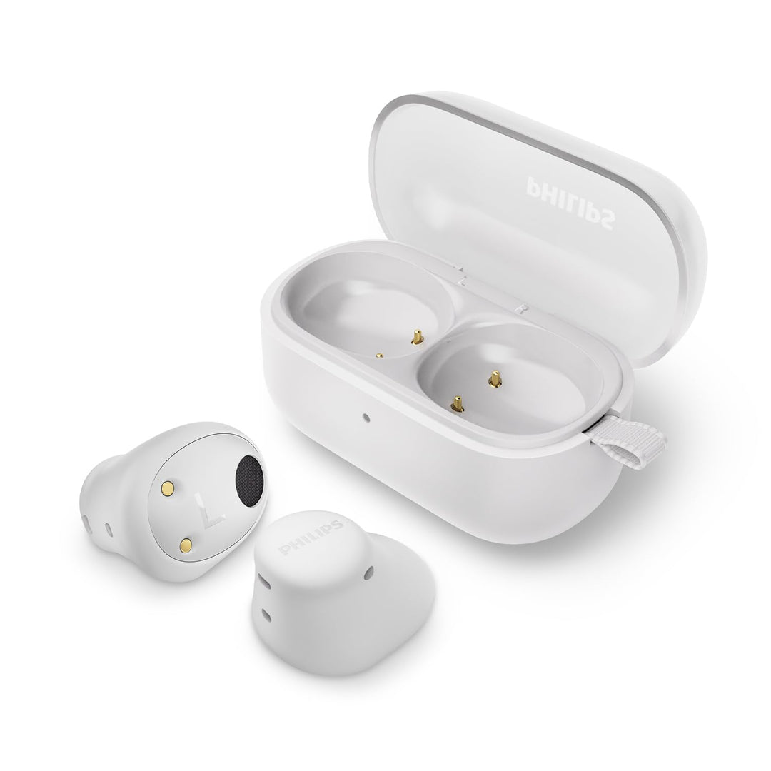 Philips TAT2149WT True Wireless In Ear Bluetooth Headphones - Small Buds. Great Value Natural Sound.