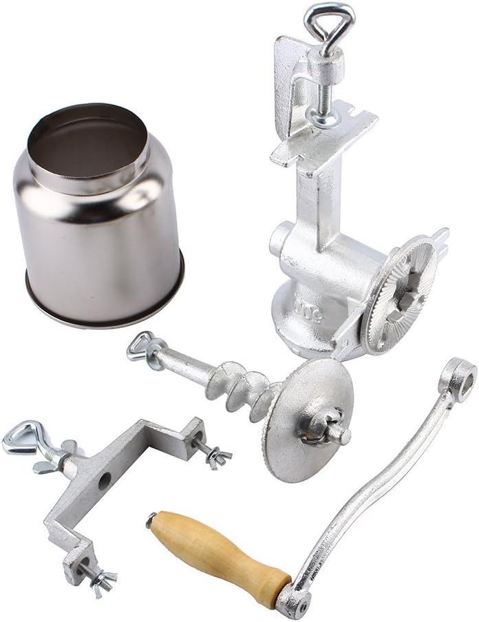 Manuelle Maismühle, Handmühle Getreidemühle Mehlmacher, Weizenkörner Mohnmühle Schrotmühle Kaffeemüh