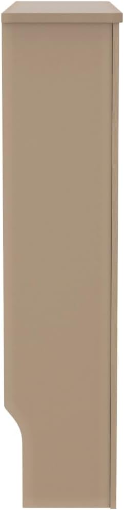 puraday Wohnzimmer Heizkörperabdeckung 78x19x81.5 cm MDF Heizkörperverkleidung Dekorative Lamellen-D