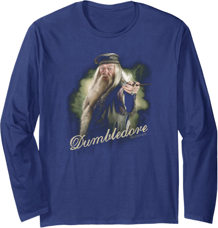 Harry Potter Dumbledore Wand Langarmshirt