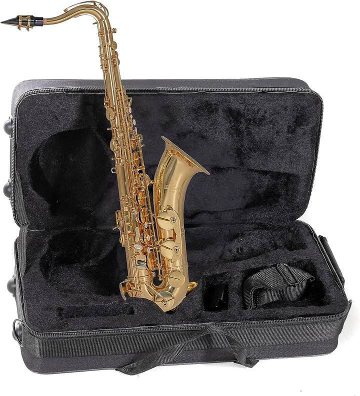 Roy Benson Bb-Tenor Saxophon MOD.TS-302 Messing Korpus lack., inkl. leichtem Rechtecketui, TS-302