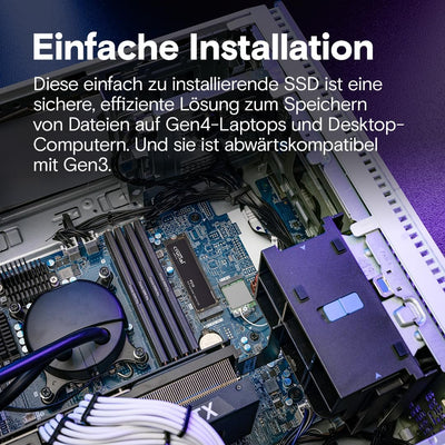 Crucial P310 SSD 2TB M.2 2280 PCIe Gen4 NVMe Interne SSD, bis 7.100 MB/s, Laptop und Desktop PC komp