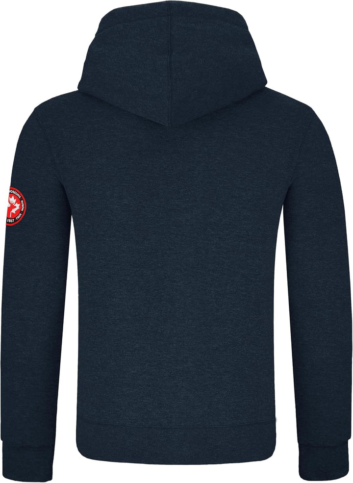 Herren Sweatjacke Kapuzenjacke Trainingsjacke Hoodie mit Reissverschluss Sweat Jacke XL Navy Blue, X