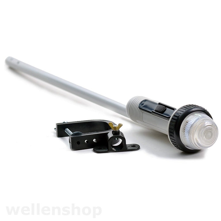 wellenshop LED Navigationslicht Positionslicht mit Mast & Batteriebetrieb