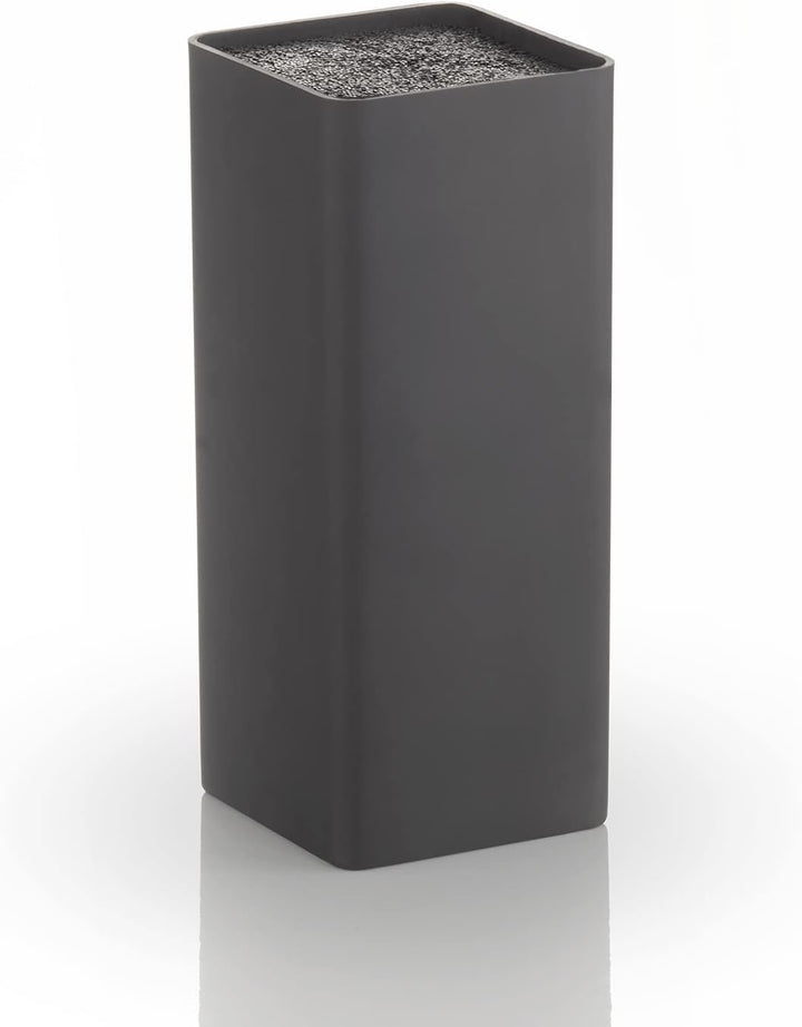 Buddy´s Blades - Messerblock, Messerhalter, unbestückt, 22 cm Höhe, schwarz, quadratisch, hochwertig