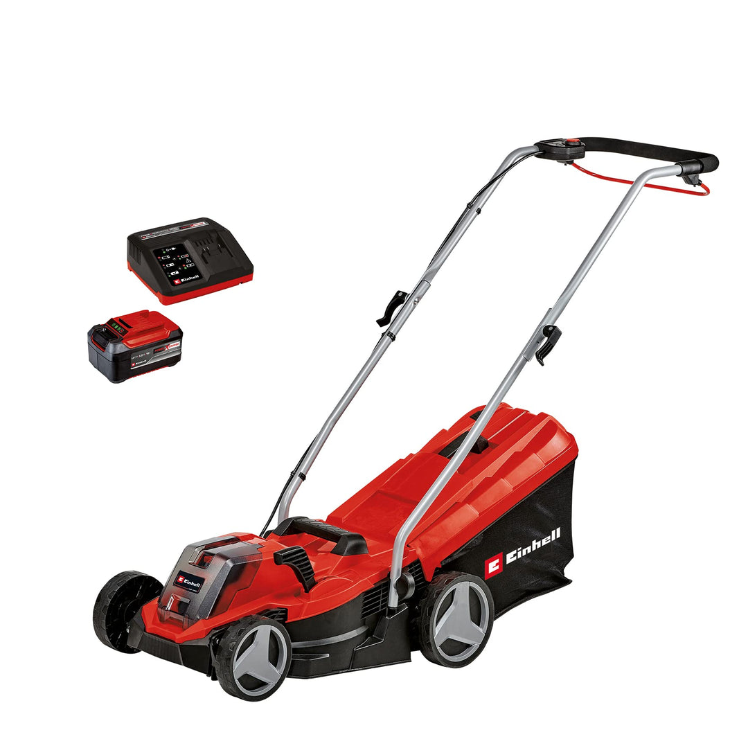 Einhell Akku-Rasenmäher GE-cm 18/33 Li Power X-Change (Lithium Ionen, bis 200 m², bürstenloser Motor